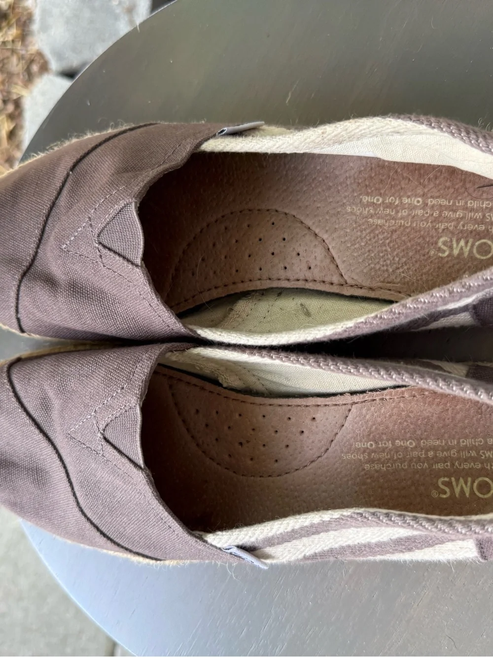 TOMS Alpargatas Ivy League Canvas Striped Slip On Shoe